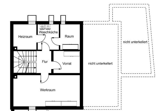 Grundriss Keller