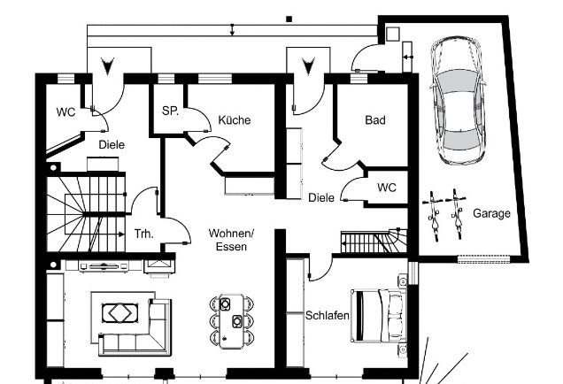 Grundriss Erdgeschoss