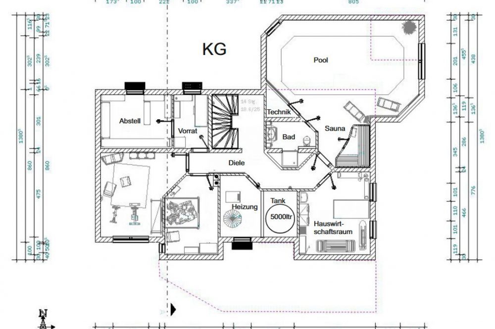 Grundriss Kellergeschoss