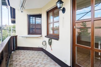 Balkon zur ruhigen Westseite